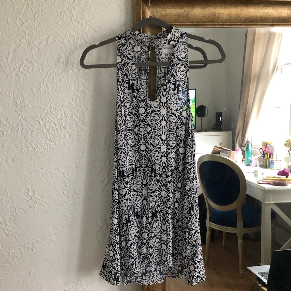 Olivaceous Choker Collar Mini Dress BNWT